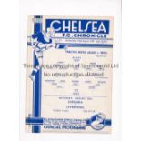 CHELSEA Single sheet programme for the home Practice match Blues v Reds 18/8/1937, ex-binder.