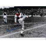 ARSENAL Ten utographed photos of players from the 1960s & 1970s including George Eastham, Mel