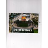 GARY LINEKER Official F.C. Barcelona Christmas card signed by his wife from Gary & Michelle Lineker.