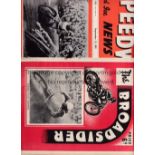 SPEEDWAY MAGAZINE Fourteen magazines including Speedway and Ice News X 9 from 1951 - 1954,