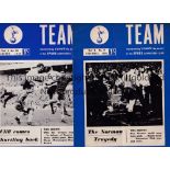 TOTTENHAM HOTSPUR Thirty one Team and Lilywhite magazines including December 1965, January 1966, 5 X