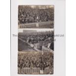 1920 BRIGHTON V NEWPORT Three original different postcards of crowd scenes at Brighton for the