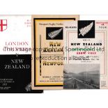 RUGBY UNION / NEW ZEALAND ALL BLACK 1953/4 Three programmes for New Zealand's tour. The first at