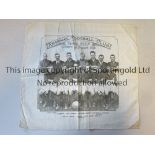 ARSENAL Large linen commemorative handkerchief with a team group for 1930-31, Holders of the English