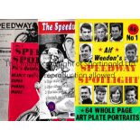 SPEEDWAY MAGAZINES Speedway News Winter Bulletins, complete run of 9 from March 1937 - March 1939,