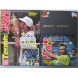 ANDRE AGASSI Large hardback 46 page scrapbook with pictures, newspaper cuttings and articles. Plus 8