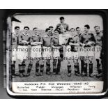 GLASGOW RANGERS 1948/9 A metal cigarette case and on the lid is an encased pictures of Rangers F.