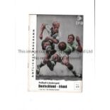 WEST GERMANY V REPUBLIC OF IRELAND 1960 Programme for the International in Dusseldorf 11/5/1960.