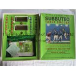 SUBBUTEO Complete boxed set of Club Edition 1969/70 with 22 players, 2 goals, 2 footballs and