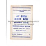 DRUMCONDRA V SHAMROCK ROVERS 1964 Programme for the Alf Girvan Benefit Match 12/5/1964 at Drumcondra