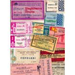 FOOTBALL TICKETS Collection of over 50 rare tickets, mostly football from the early 1960's to