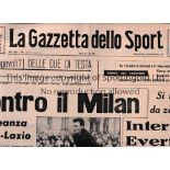 1963 EUROPEAN CUP INTER MILAN V EVERTON Match played 25/9/1963 at the San Siro, Milan. Issue of