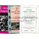 ATHLETICS PUBLICATIONS Five programmes for meetings at White City AAA Championships 14 & 15/7/1961