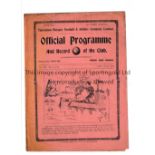 TOTTENHAM HOTSPUR Joint issue gatefold programme for the home Friendly v Cameron Highlanders 17/4/