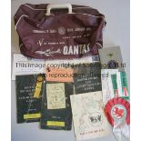 1962 COMMONWEALTH GAMES / LYNN DAVIES AUTOGRAPH Several items contained in an official bag with