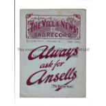 ASTON VILLA Programme for the home League match v Middlesbrough 31/3/1932. Generally good