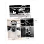 ENGLAND 1966 WORLD CUP Eleven original b/w copyright 5.5" X 3.5" photocards of all of the England