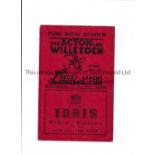 RUGBY LEAGUE Programme for Acton and Willesden at home v Streatham - Mitcham 10/4/1936, staple