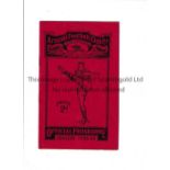 1939 FA CUP SEMI-FINAL AT ARSENAL Programme for Portsmouth v Huddersfield Town 25/3/1939 at
