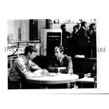 JACK CHARLTON AUTOGRAPH A 10" X 8" b/w photo of the Charlton brothers talking around a table at
