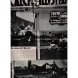 ENGLAND V ITALY 1949 Italian Magazine Il Calcio Illustrato 24/11/1949 with a preview of the