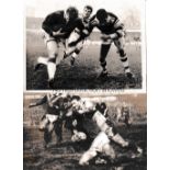 RUGBY LEAGUE PHOTOS Over 70 B/W photos of various size covering the career of Berwyn Jones who