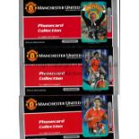 MANCHESTER UNITED Complete set of 17, including the Alex Ferguson bonus card, Limited Edition Futera