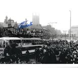 KEVIN HECTOR / AUTOGRAPHS Two 12 X 8 photos of Hector and his team mates celebrating victory over