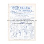 CHELSEA Programme for the home League match at Chelsea v Birmingham 15/3/1924, ex-binder.