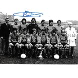 PARTICK THISTLE / AUTOGRAPHS Two 12 X 8 photos of the 1971 Scottish League Cup winners posing with