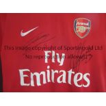 ANDREY ARSHAVIN / PLAYER ISSUE ARSENAL SHIRT Red with red and white short sleeves shirt 2008 -