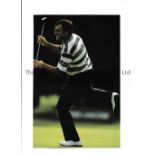 SEVE BALLESTEROS AUTOGRAPH A 10" X 6.5" signed colour magazine picture. Good