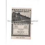 FULHAM V BRENTFORD 1945 Programme for the FL South Cup tie at Fulham 17/2/1945, scores entered and