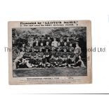 MIDDLESBROUGH 1907/8 A 9" x 7" b/w team group photocard issued by Lloyds News. Generally good