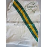 1962 COMMONWEALTH GAMES / DAVID PRINCE / AUSTRALIA Australian running vest for Prince, who