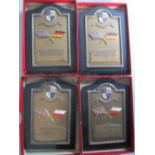 ATHLETICS MEETINGS AT WHITE CITY Four boxed 5.5" medals for two meetings: Great Britain v Poland 4-