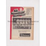 1959 EUROPEAN CUP FINAL Scarce Die Mannschafts-Aufstellung programme for Real Madrid v Stade Reims