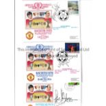 MANCHESTER UNITED / AUTOGRAPHS Dawn Covers First Day Covers for all 13 Champions League matches in