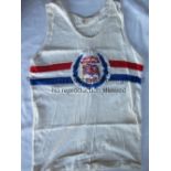 GREAT BRITAIN ATHLETICS Running vest for 1961. Good