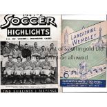 1948 F.A. CUP FINAL / BLACKPOOL V MANCHESTER UNITED A 16 page booklet, A Lancashire Wembley,