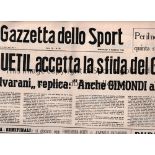 1966 FAIRS CUP AC MILAN V CHELSEA First Leg played 9/2/1966 at the San Siro, Milan. Issue of the