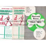 SHAMROCK ROVERS Fifteen home programmes in European competition v Nice 59/60, Botev Plovdiv 62/3,
