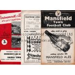 EX-FOOTBALL LEAGUE CLUB PROGRAMMES Nineteen programmes: Stockport County homes 6 X 1956/7 and 6 X