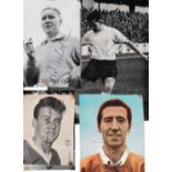 TOTTENHAM HOTSPUR AUTOGRAPHS Seven magazine pictures individually signed by Bill Nicholson, Pat