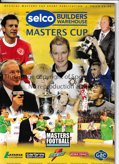 MASTERS CUP 2010 Programme, 64 pages, for the Tournament including Arsenal, Tottenham, Chelsea
