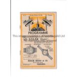 NORWICH CITY V BOLTON WANDERERS 1937 FA CUP Programme for the tie at Norwich 4/2/1937, slightly
