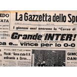 1966 FIORENTINA V MANCHESTER UNITED Friendly played 12/10/1966 in Florence. Issue of the Italian