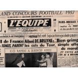 MANCHESTER UNITED Match v Real Madrid 11/4/1957 EC Semi-Final. No programme issued. L'Equipe 12/4/