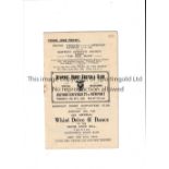 RUGBY UNION 1938 NEWPORT V OXFORD UNIVERSITY Programme for the match at Newport on 27/10/38. Score