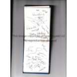 1970'S FOOTBALL AUTOGRAPHS An official Everton autograph book with over 110 autographs of various